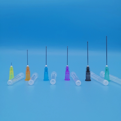 1.4mm έξω κόκκινη πορφύρα συρίγγων 17G διαμέτρων αποστειρωμένη μίας χρήσης με τη δευτερεύουσα τρύπα