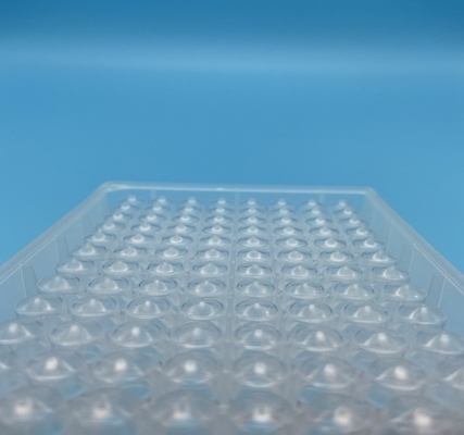 Μαγνητικό PCR μανικιών βαθιά καλά διαφανές 96-καλά δειγμένο κατώτατο σημείο αποστείρωσης πιάτων
