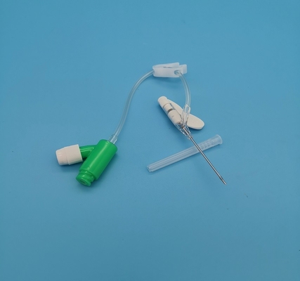 18G μίας χρήσης IV χειρουργικές έγχυση καννουλών τύπων θετικής πίεσης Υ/μετάγγιση αίματος πράσινες