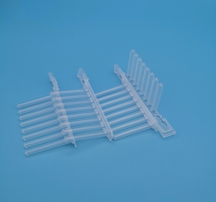 2.2ml βαθύ καλά PCR πιάτων δειγμένο σύνολο κατώτατο σημείο βελόνων 8 πολυπροπυλενίου διαφανές ομαλό μαγνητικό