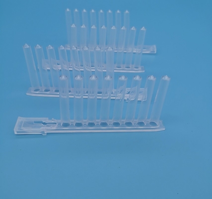 2.2ml βαθύ καλά PCR πιάτων δειγμένο σύνολο κατώτατο σημείο βελόνων 8 πολυπροπυλενίου διαφανές ομαλό μαγνητικό