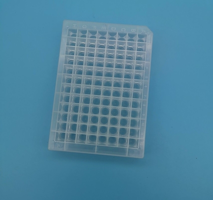 Μαγνητικό PCR μανικιών βαθιά καλά διαφανές 96-καλά δειγμένο κατώτατο σημείο αποστείρωσης πιάτων