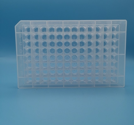 Μαγνητικό PCR μανικιών βαθιά καλά διαφανές 96-καλά δειγμένο κατώτατο σημείο αποστείρωσης πιάτων