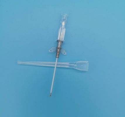 24G Κίτρινο Καθητήρα IV Ασφάλειας με Μικρά Φτερά CE ISO